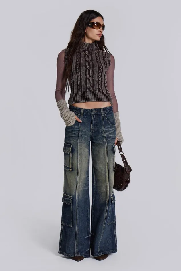 Women Nixa Knit Top Jaded London Knitwear
