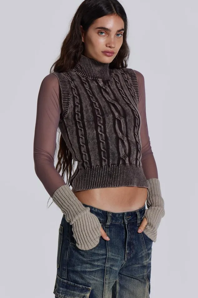 Women Nixa Knit Top Jaded London Knitwear