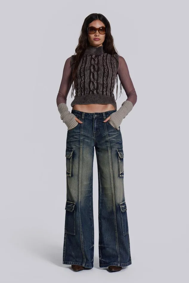 Women Nixa Knit Top Jaded London Knitwear