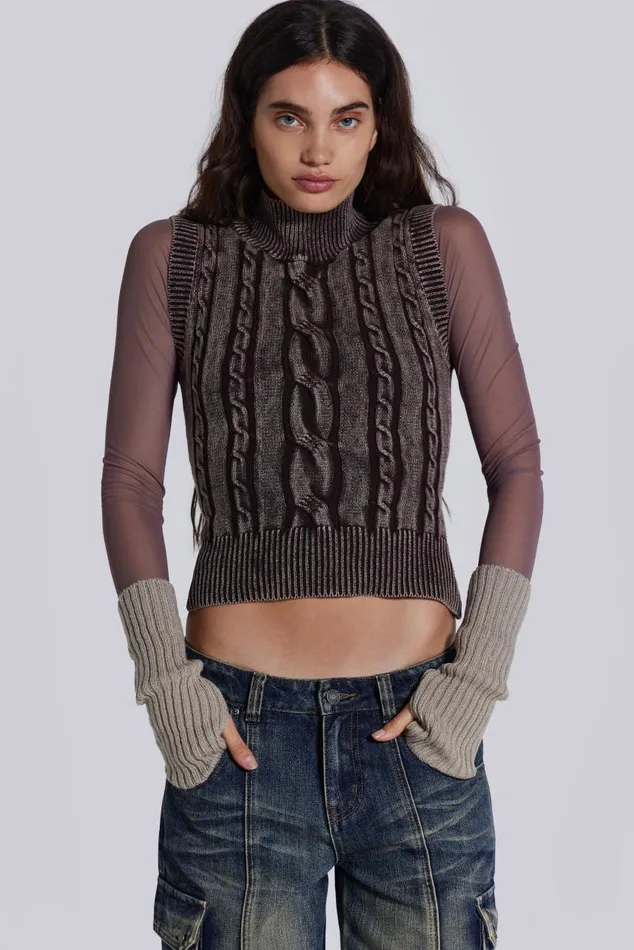 Women Nixa Knit Top Jaded London Knitwear