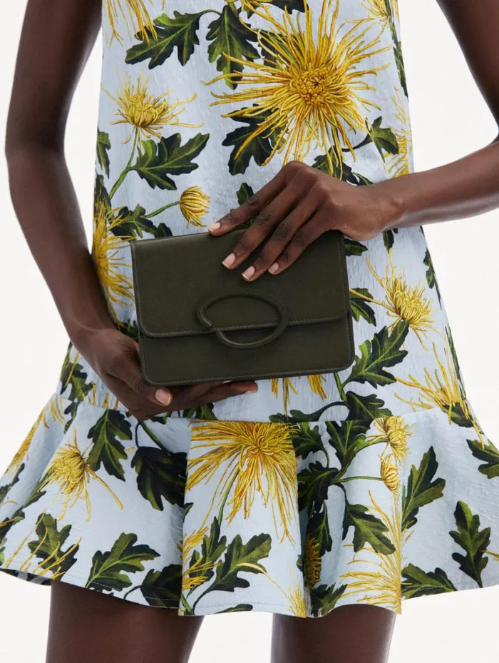Women O Pochette Birch Oscar De La Renta Evening Handbags Women O Pochette Birch Oscar De La Renta Evening Handbags