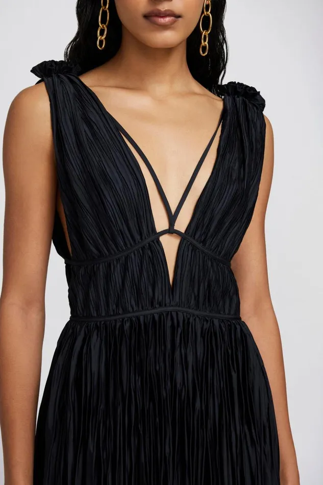 Women Ostara Gown Black Jonathan Simkhai Dresses and Jumpsuits