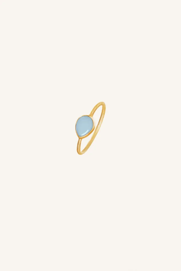 Women PD MINIMAL RING Light Blue Bybar Jewellery Women PD MINIMAL RING Light Blue Bybar Jewellery
