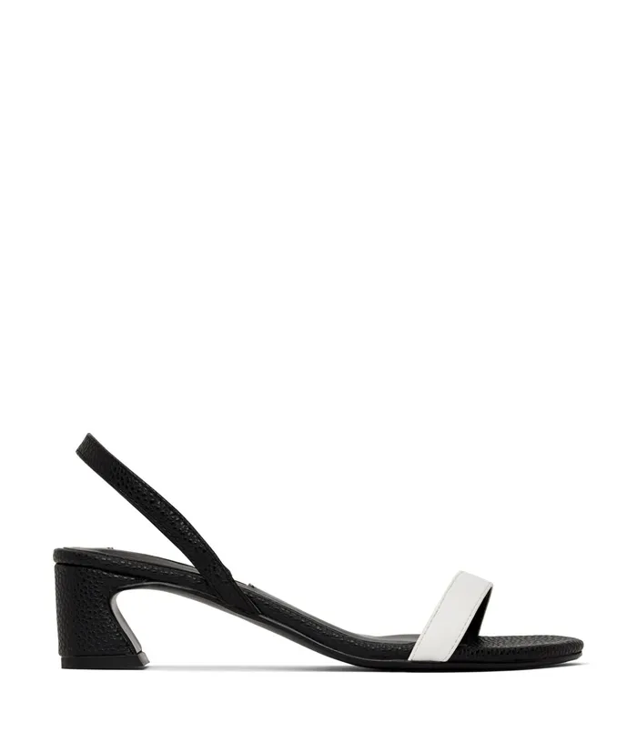 Women Pepita Vegan Sandals Black Matt and Nat Sandals