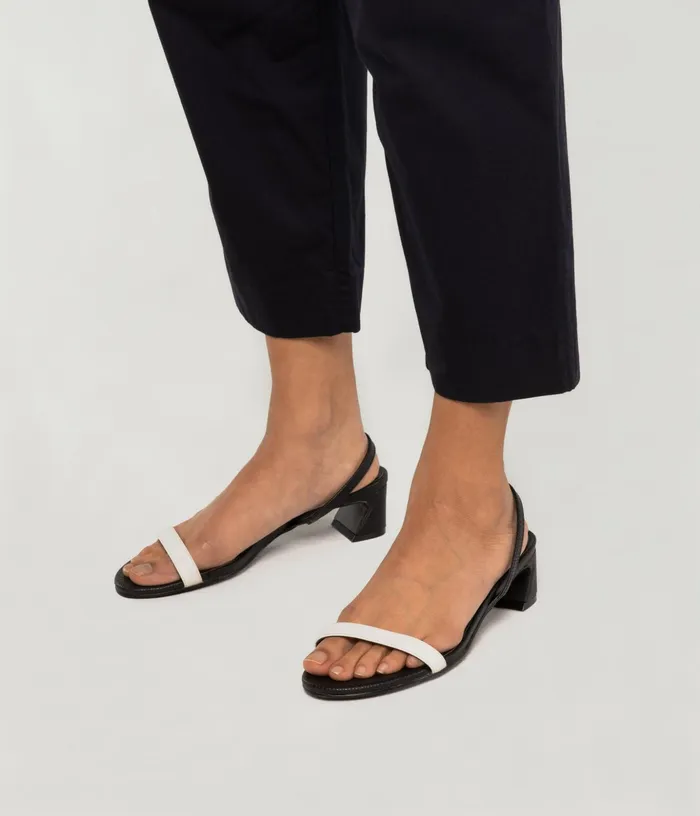 Women Pepita Vegan Sandals Black Matt and Nat Sandals