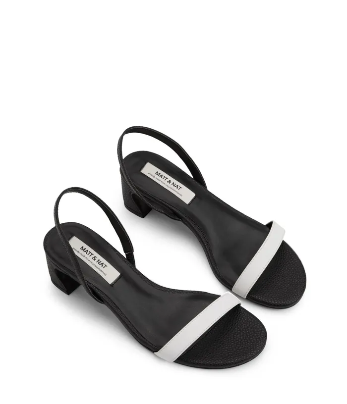 Women Pepita Vegan Sandals Black Matt and Nat Sandals