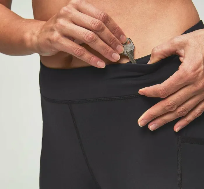 Women Performance Crop Tight Black HOKA ONE ONE Bottoms