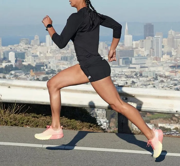 Women Performance Knit 3034 Short Black HOKA ONE ONE Bottoms