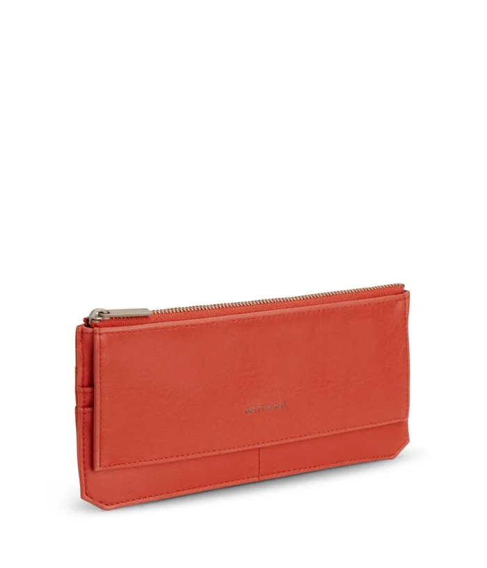 Women Perla Vegan Flat Wallet 8211 Vintage Cardinal Matt and Nat Wallets