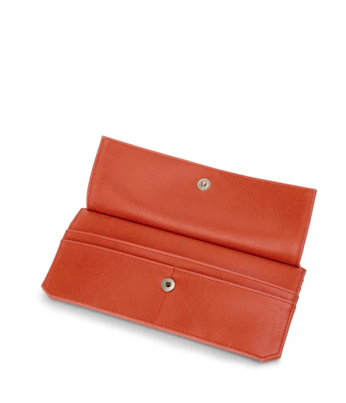 Women Perla Vegan Flat Wallet 8211 Vintage Cardinal Matt and Nat Wallets