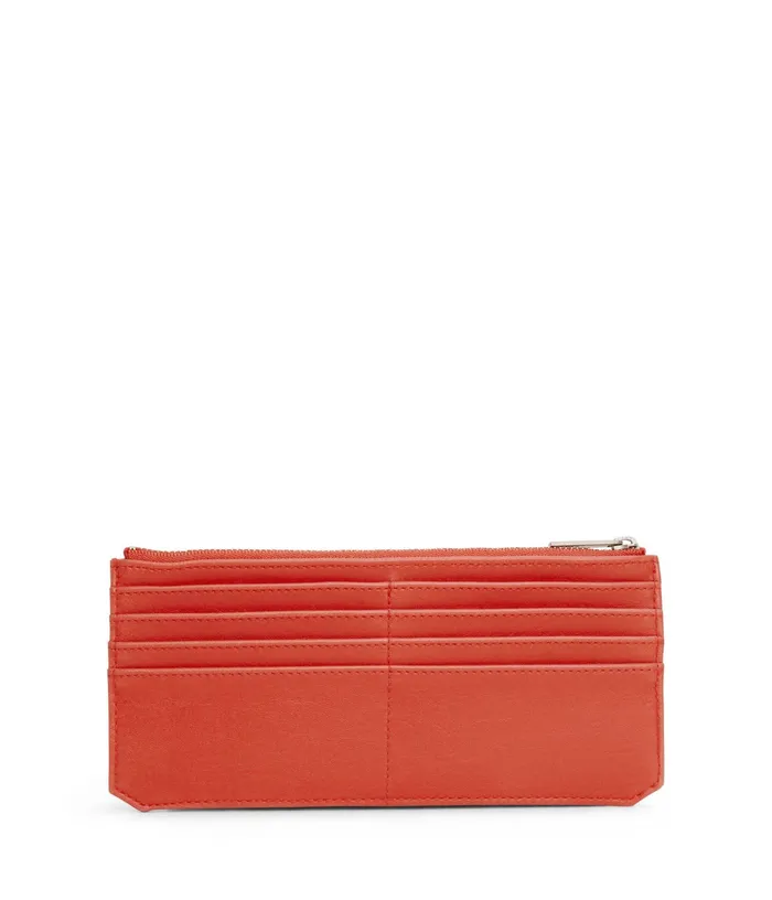 Women Perla Vegan Flat Wallet 8211 Vintage Cardinal Matt and Nat Wallets