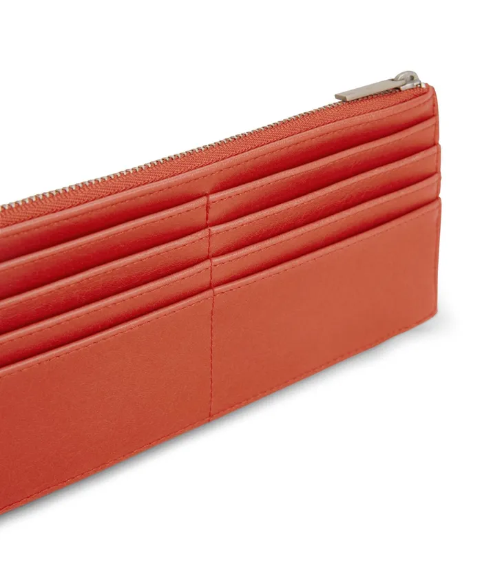 Women Perla Vegan Flat Wallet 8211 Vintage Cardinal Matt and Nat Wallets