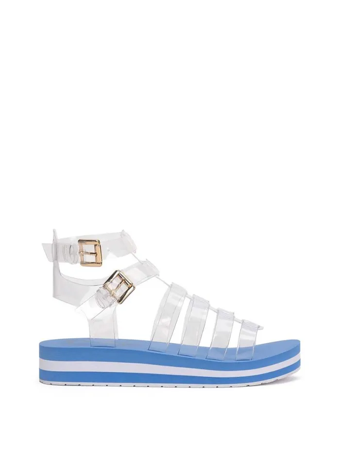 Women Platforms Jessica Simpson Bimala Sandal In Blue