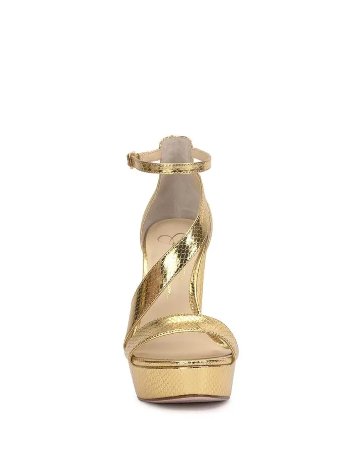 Women Platforms Jessica Simpson Iley Platform Sandal In Gold