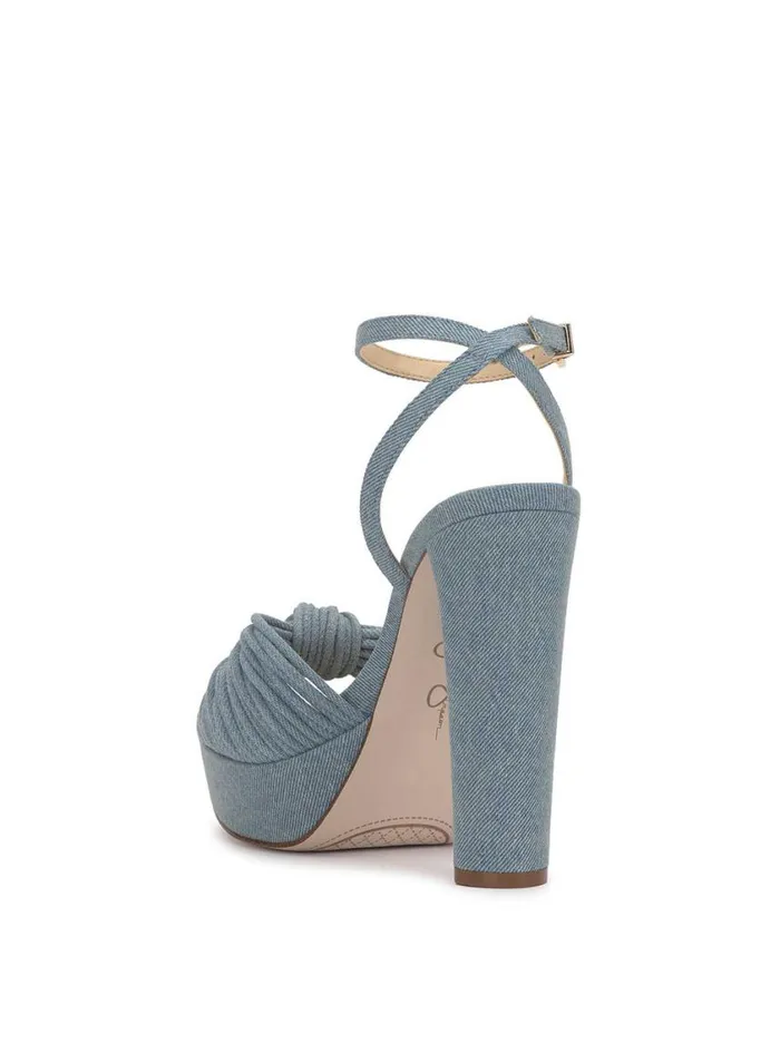 Women Platforms Jessica Simpson Immie Platform Sandal In Denim