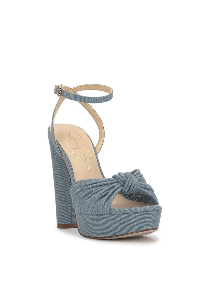 Women Platforms Jessica Simpson Immie Platform Sandal In Denim