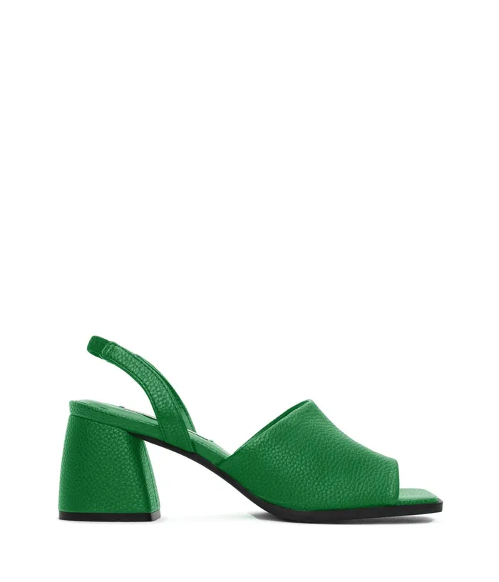Women Plume Vegan Slingback Sandals Green Matt and Nat Sandals