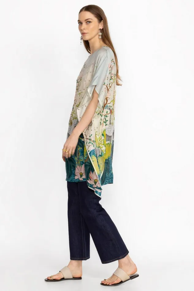 Women PRIBASA EYELET PONCHO Pribasa Johnny Was Outerwear Women PRIBASA EYELET PONCHO Pribasa Johnny Was Outerwear