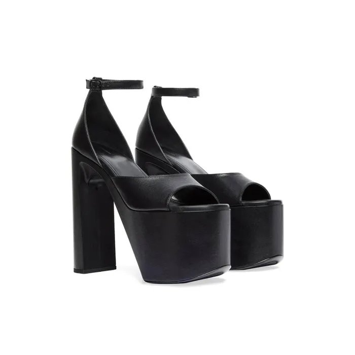 Women Pumps and Heels Balenciaga Camden 160mm Sandal In Black