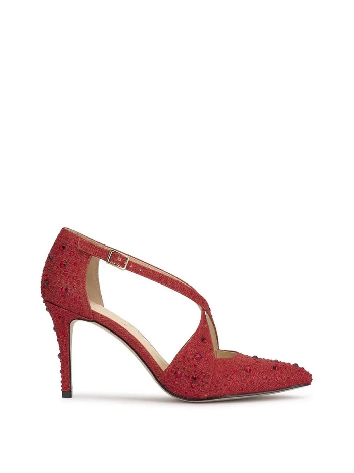 Women Pumps Jessica Simpson Accile High Heel In Red Muse
