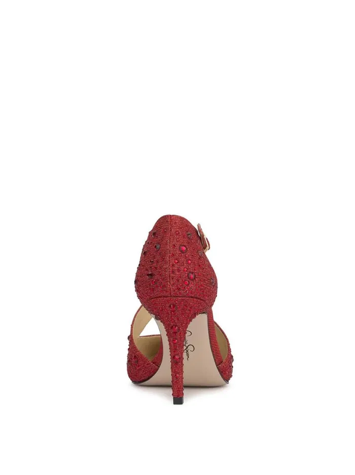 Women Pumps Jessica Simpson Accile High Heel In Red Muse