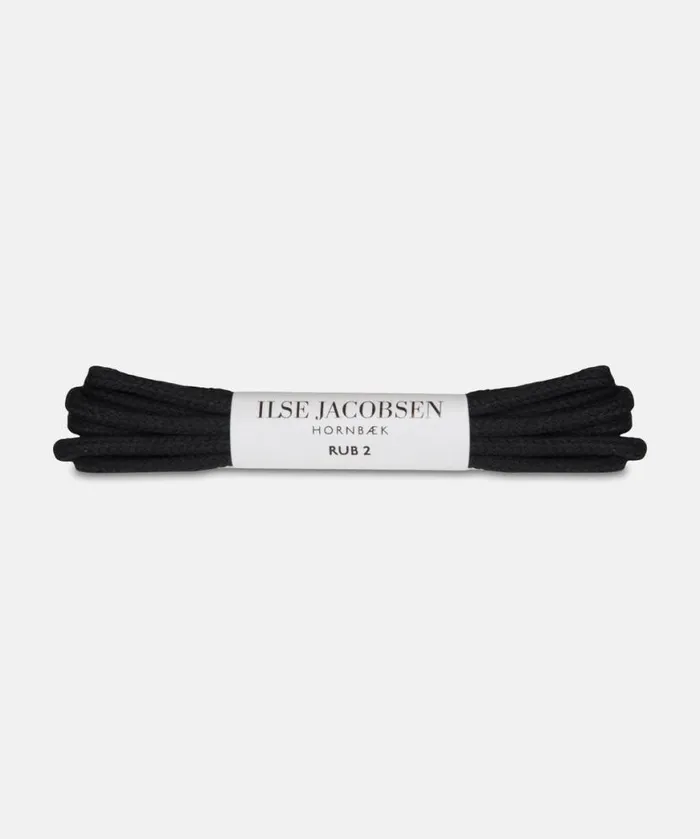 Women Rainboots Accessories Ilse Jacobsen Laces For Rub2 8211 Black