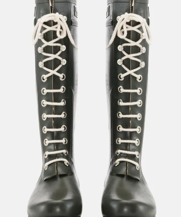 Women Rainboots Long Ilse Jacobsen Long Rubber Boots 8211 Army
