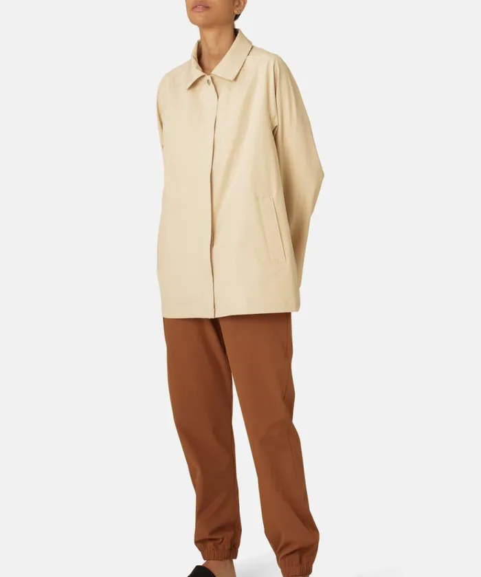 Women Raincoats Ilse Jacobsen Rain Jacket 8211 Beige