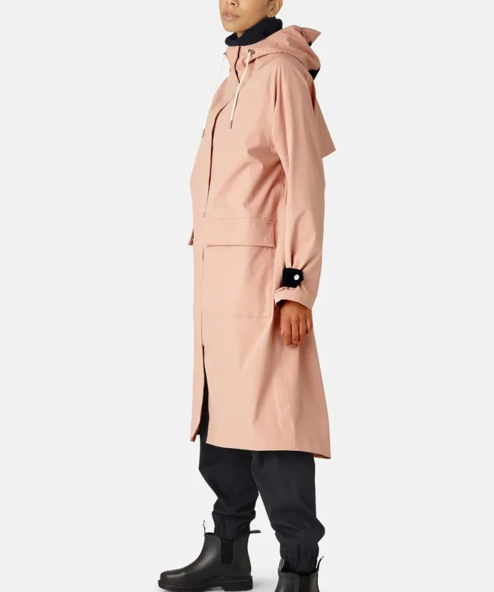 Women Raincoats Ilse Jacobsen Raincoat 8211 Misty Rose