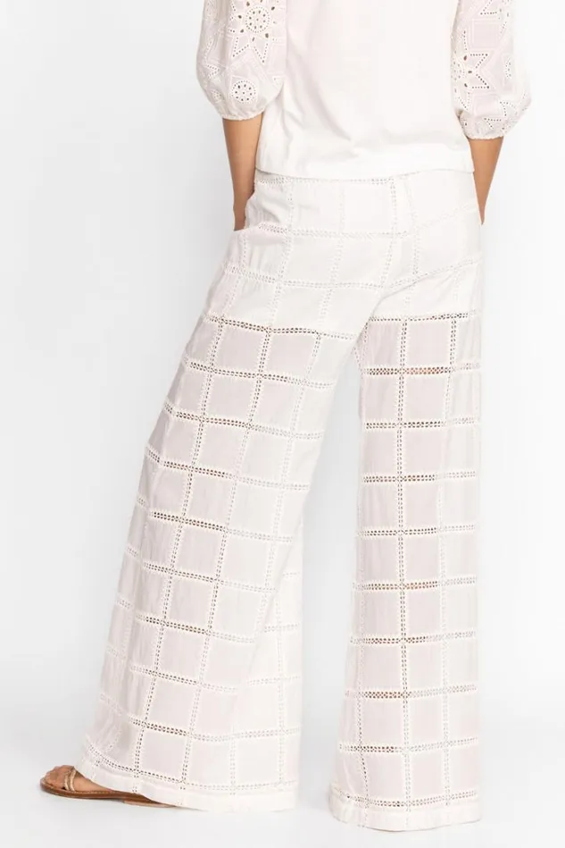 Women RHIANNON EASY PANT White Johnny Was Bottoms Women RHIANNON EASY PANT White Johnny Was Bottoms