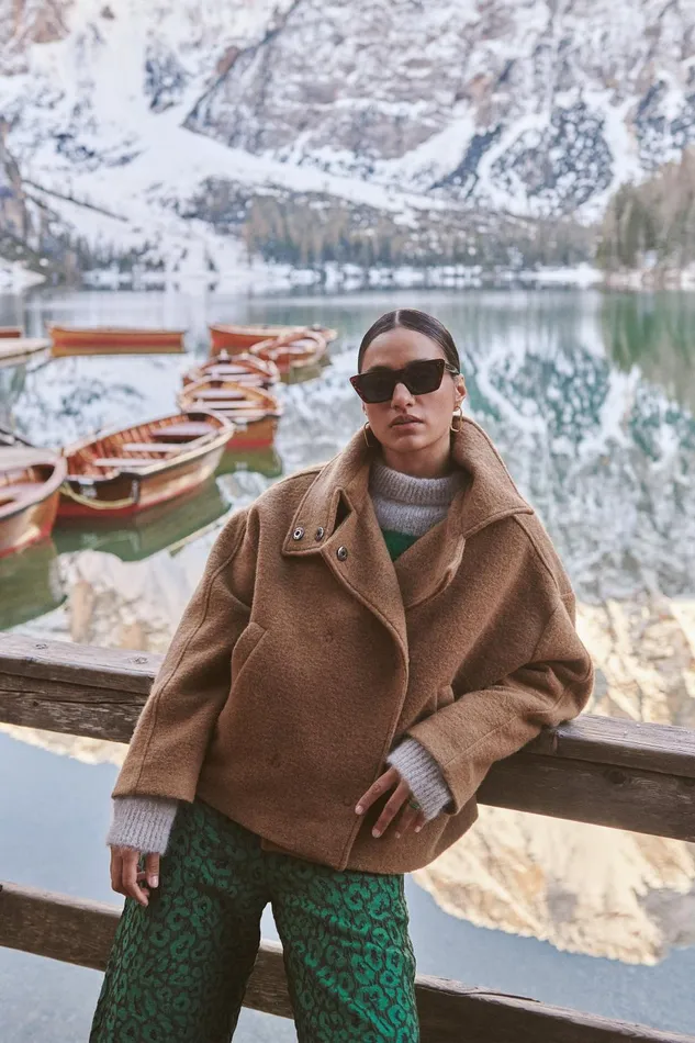 Women Rika Coat Camel Bybar Jackets