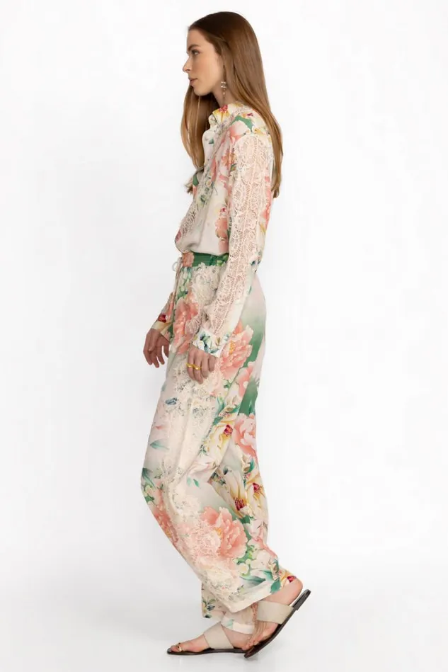 Women RUKSANA SILK EASY PANT Ruksana Johnny Was Bottoms Women RUKSANA SILK EASY PANT Ruksana Johnny Was Bottoms