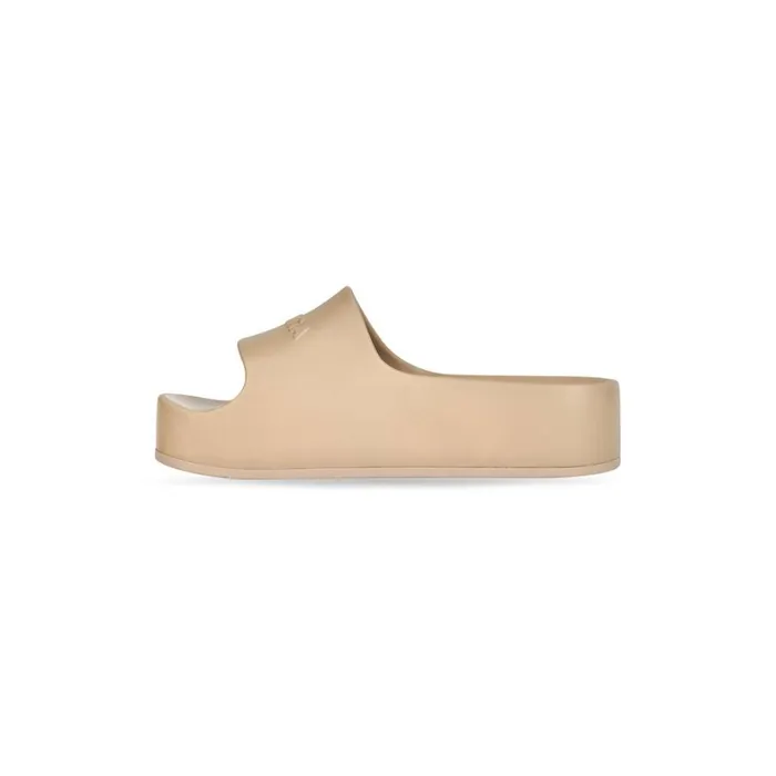 Women Sandals and Mules Balenciaga Chunky Slide Sandal In Brown