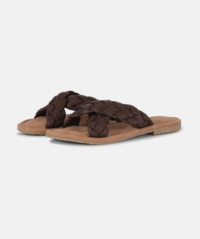 Women Sandals Ilse Jacobsen Leather Sandal 8211 Bison