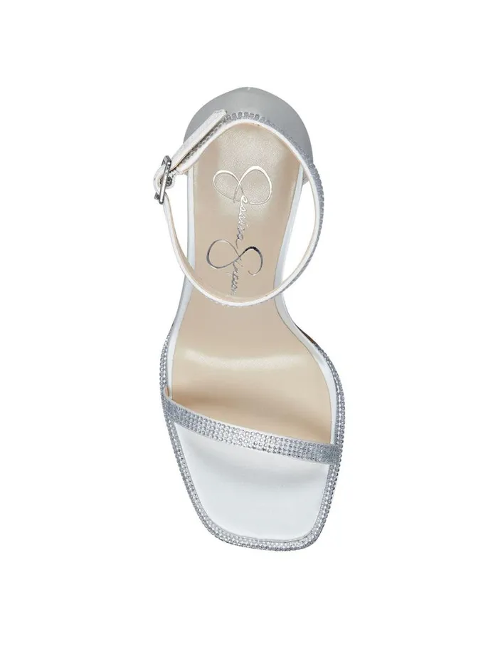 Women Sandals Jessica Simpson Ostey High Heel In White