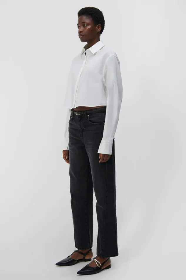 Women Sawyer Denim Madeira Wash Jonathan Simkhai Pants and Bottoms