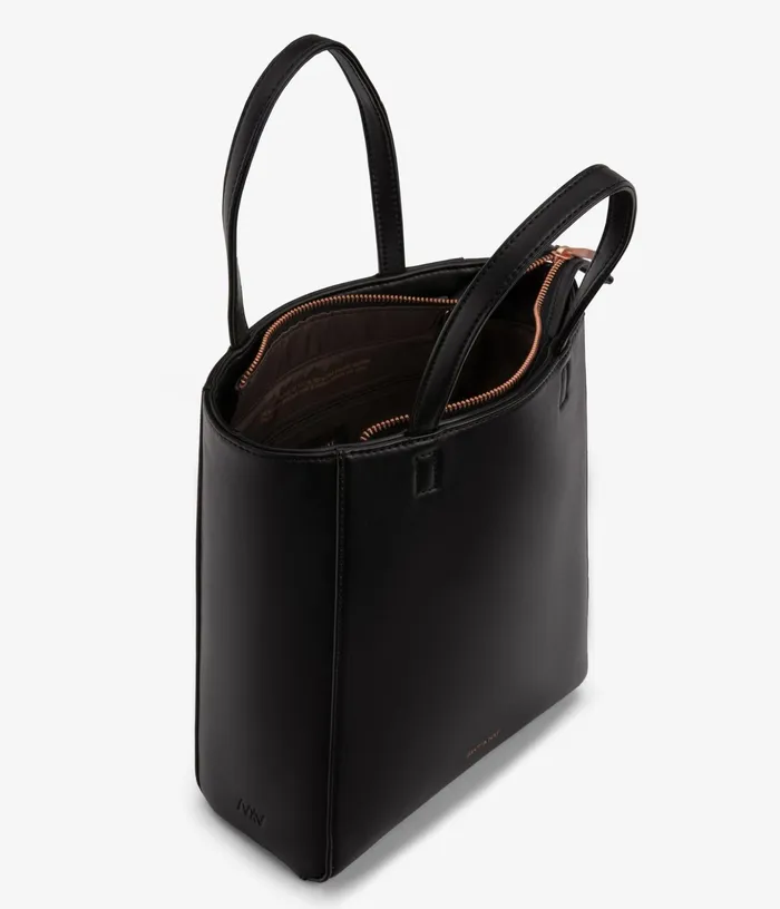 Women Sella Vegan Tote Bag 8211 Loom Blackr Matt and Nat Totes