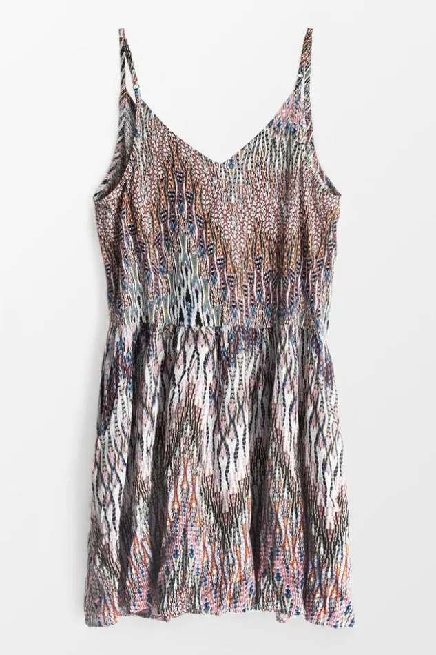 Women Short Dresses Cupshe Boho VNeck Mini Dress Multicolor
