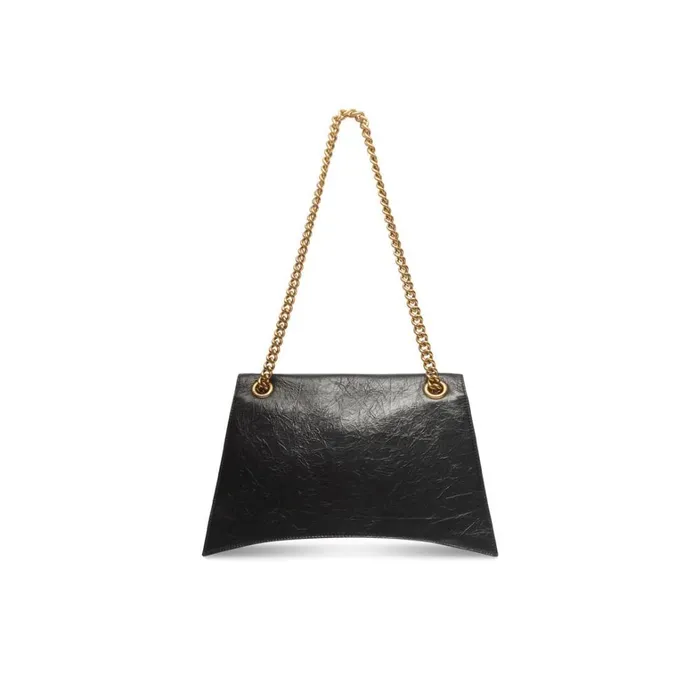 Women Shoulder Bags Balenciaga Crush Medium Chain Bag In Black