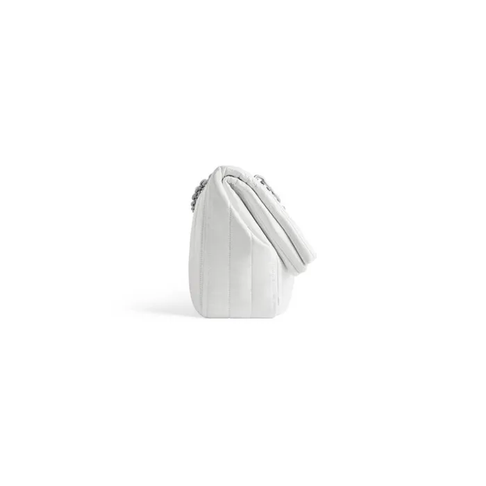 Women Shoulder Bags Balenciaga Monaco Medium Chain Bag Quilted In Off White