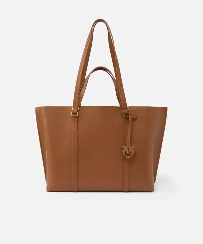 Women Shoulder Bags Pinko Large Tumbled Leather Shopper Bag Brown 8211 Lionantiquegold Women Shoulder Bags Pinko Large Tumbled Leather Shopper Bag Brown 8211 Lionantiquegold