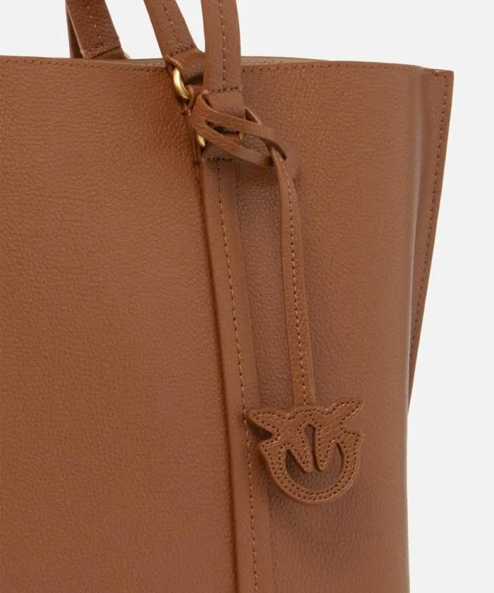 Women Shoulder Bags Pinko Large Tumbled Leather Shopper Bag Brown 8211 Lionantiquegold Women Shoulder Bags Pinko Large Tumbled Leather Shopper Bag Brown 8211 Lionantiquegold