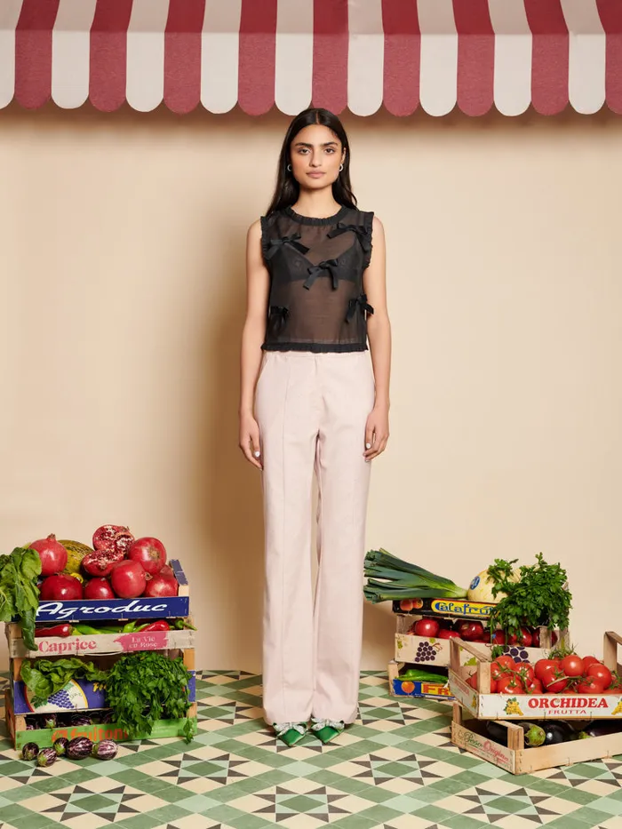 Women Sister Jane Bottoms Apple Gem Trousers Dusty Pink