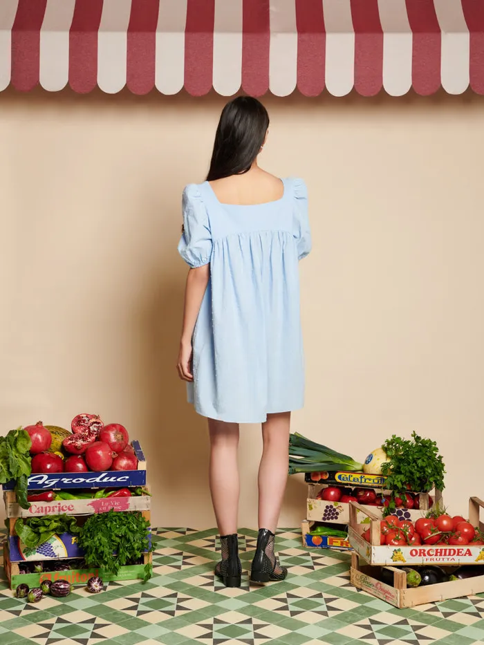 Women Sister Jane Dresses Barn Rose Mini Dress Baby Blue