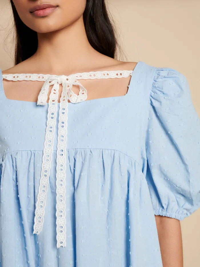 Women Sister Jane Dresses Barn Rose Mini Dress Baby Blue