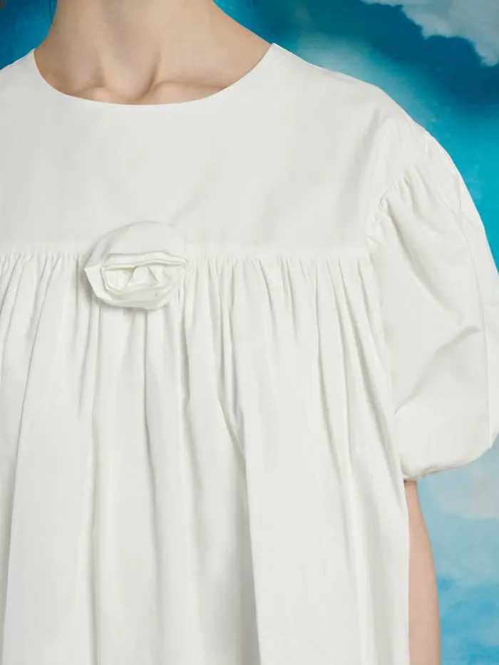 Women Sister Jane Dresses Gibson Rose Mini Dress Pearl White