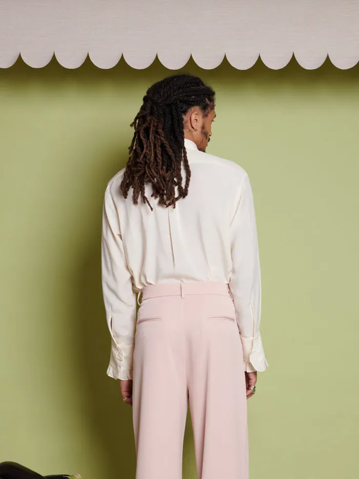 Women Sister Jane Tops Freddie Ruffle Shirt Pearl Ivory