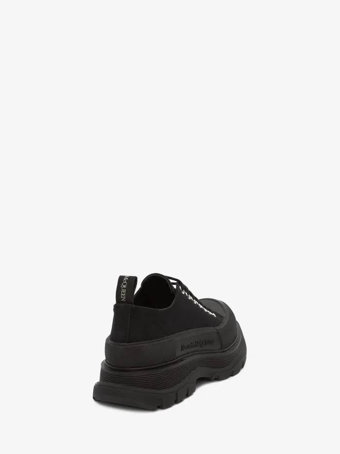 Women Sneakers Alexander McQueen Tread Slick Lace Up Black