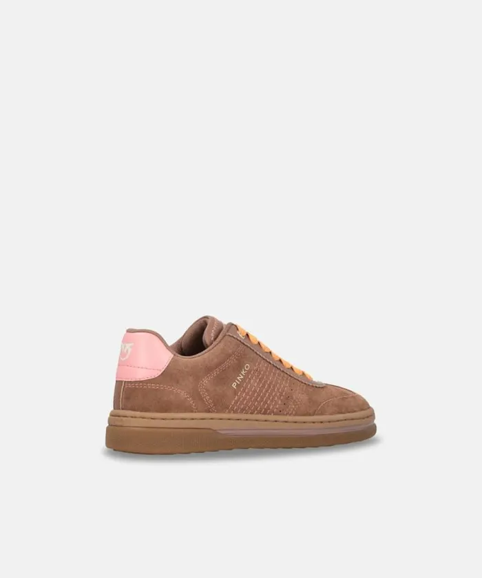 Women Sneakers Pinko Sneakers With Coloured Laces Brown Women Sneakers Pinko Sneakers With Coloured Laces Brown
