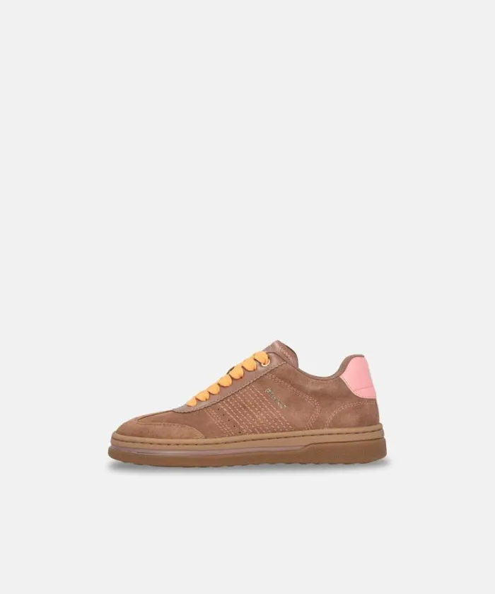 Women Sneakers Pinko Sneakers With Coloured Laces Brown Women Sneakers Pinko Sneakers With Coloured Laces Brown